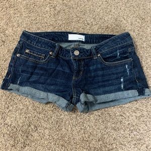 Denim shorts